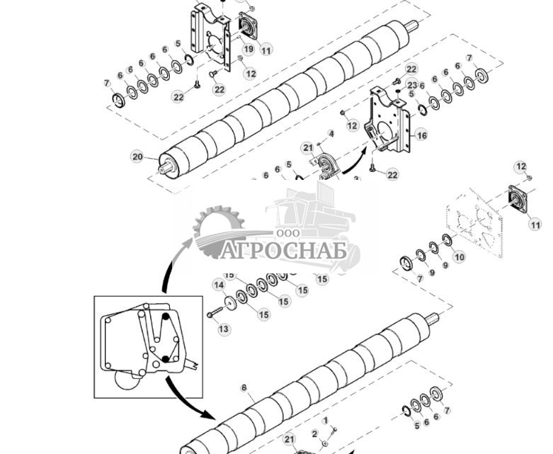 Upper and Lower Drive Rolls, W  Net Wrap, Silage - ST909414 90.jpg